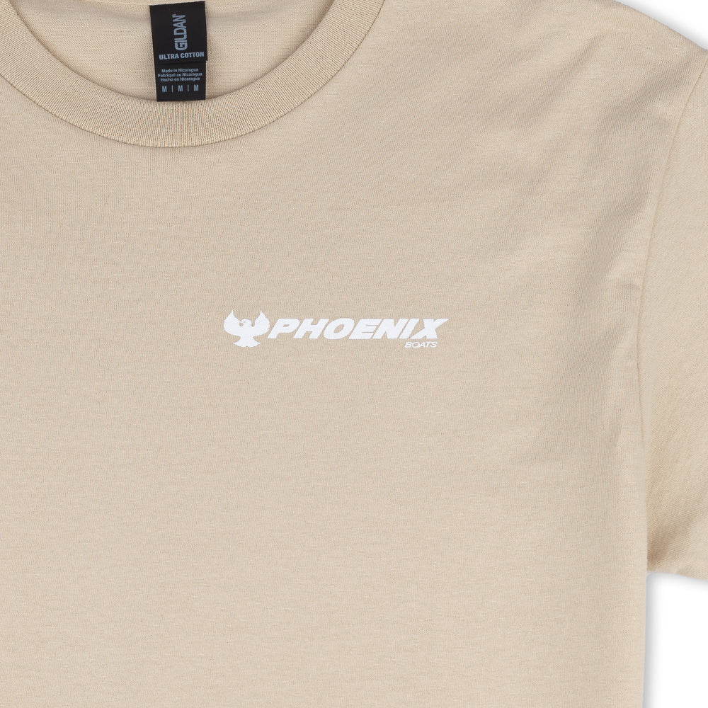 Flag SS Tee - Sand