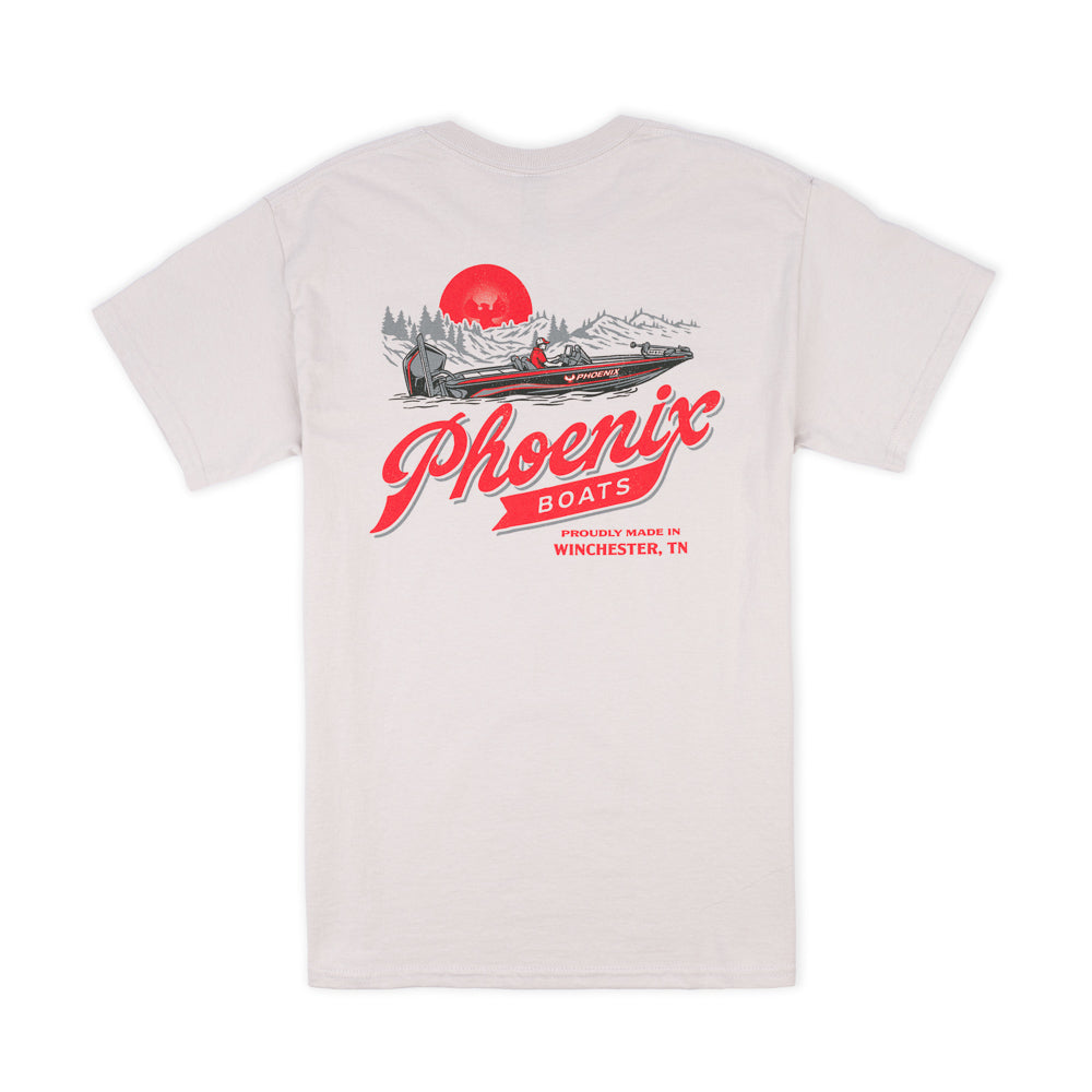 Iconic Sunset SS Tee - Ice Grey