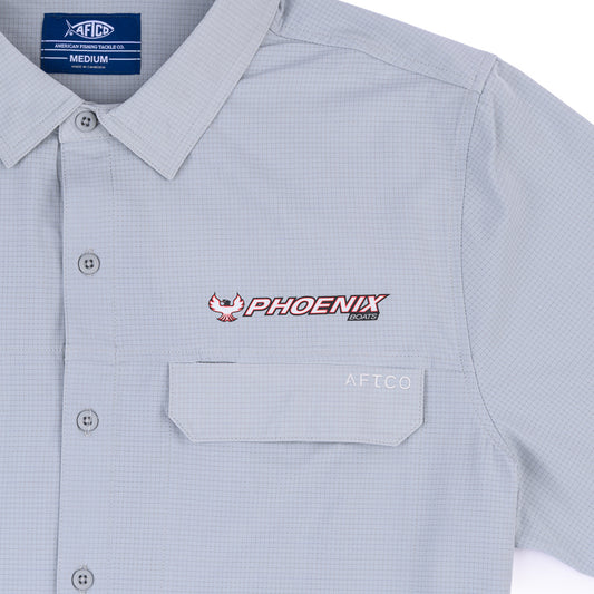 AFTCO Air-O Mesh SS Shirt - Harbor Grey