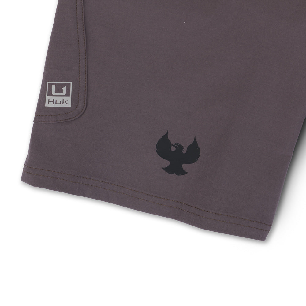 HUK Next Level 10.5" Fishing Shorts - Iron Grey