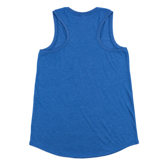 Women's Racerback Tank - Royal Frost
