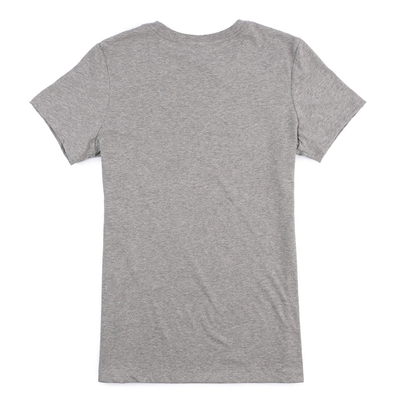 Women's Just a Girl Tee - Heathered Steel Grey