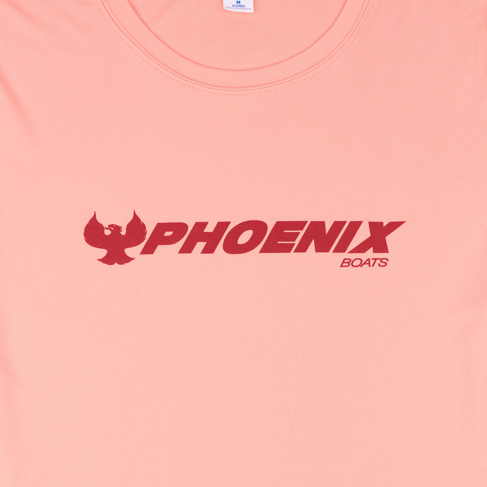 Women's LS UV Sun Tee - Soft Coral