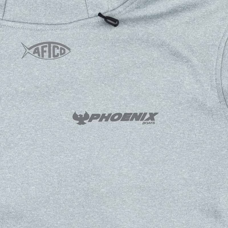 AFTCO Reaper Hooded Sweatshirt - Harbor Grey