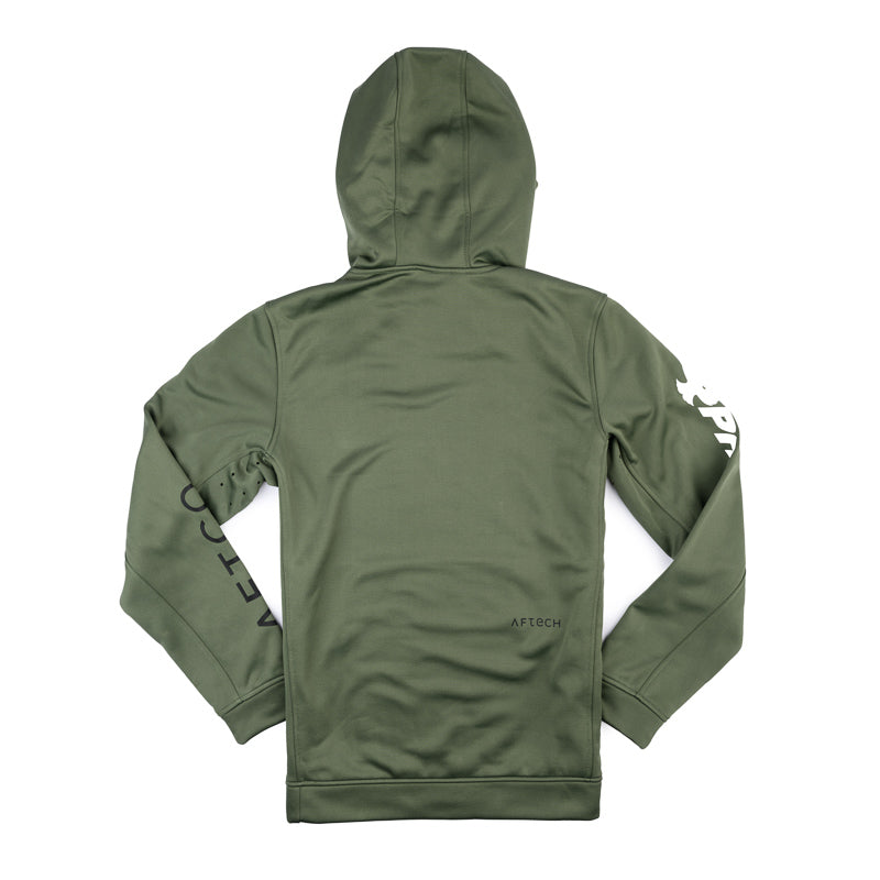AFTCO Reaper Hooded Sweatshirt - Deep Green