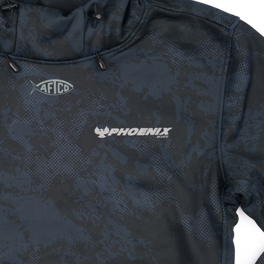 AFTCO Reaper Hooded Sweatshirt - Dark Storm Camo