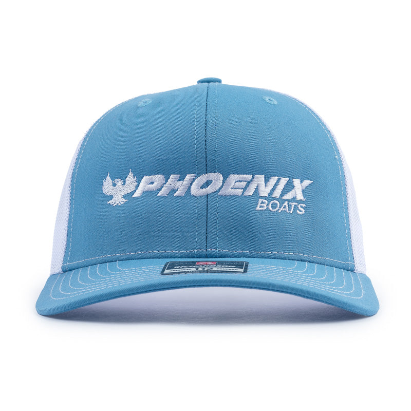 Richardson Trucker Cap - Columbia Blue / White