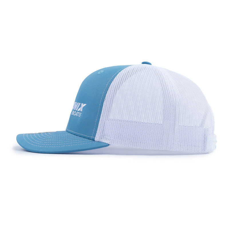 Richardson Trucker Cap - Columbia Blue / White