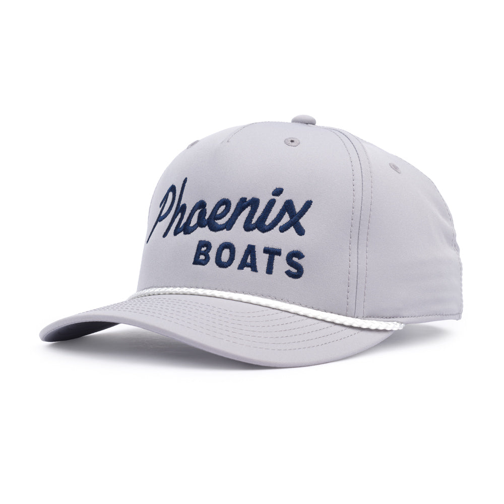 Scripted Rope Cap - Light Grey