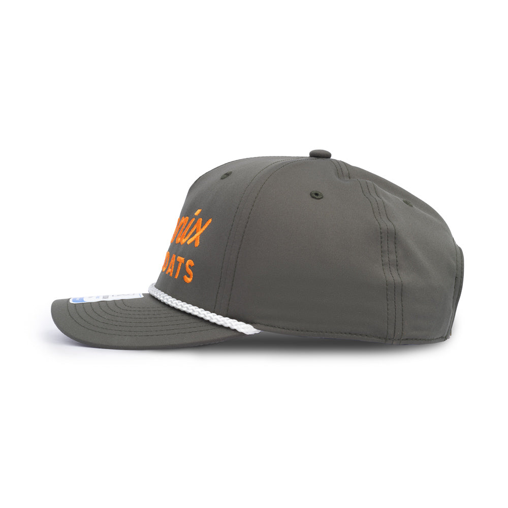 Scripted Rope Cap - Dark Olive