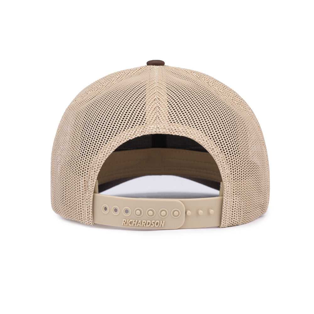 Richardson Trucker Patch Cap - Brown / Khaki