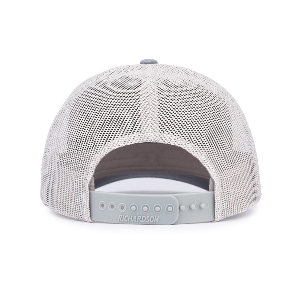 Richardson Trucker Patch Cap - Heather Grey / Light Grey