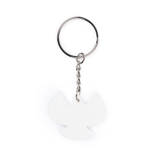 Bird Icon PVC Keychain