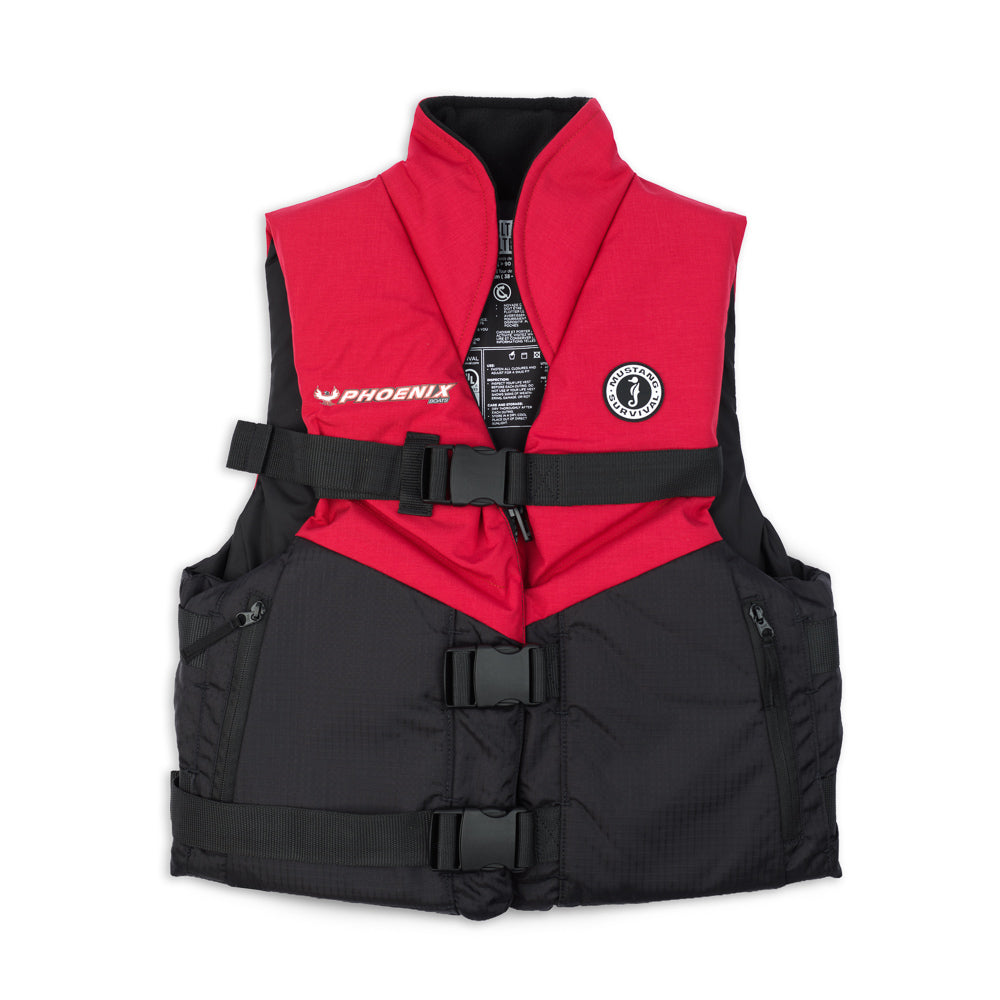 Mustang ACCEL Foam Fishing Vest - Red