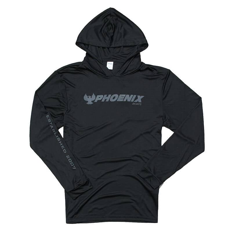 Hooded LS Sun Tee - Black
