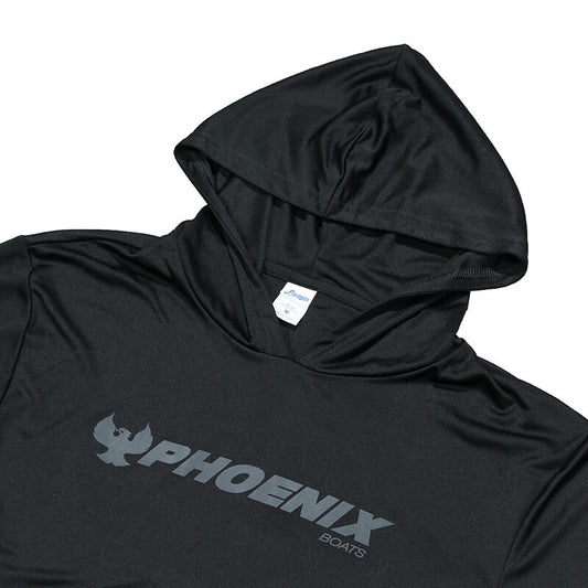 Hooded LS Sun Tee - Black