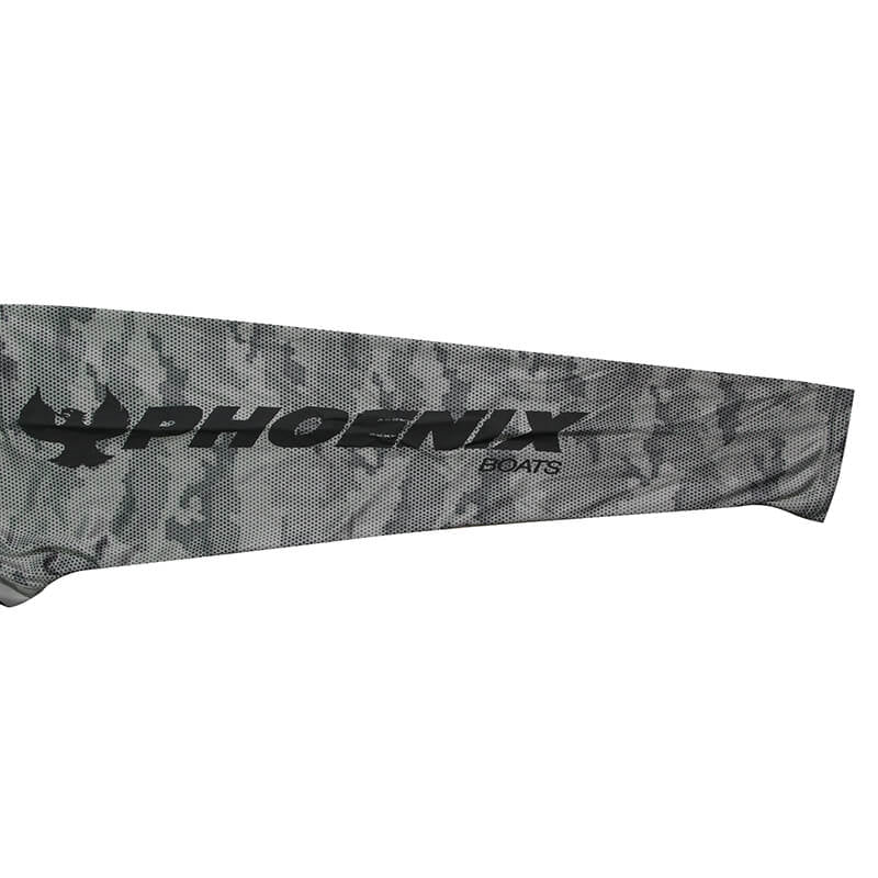 Offshore LS Camo Print Tee - Medium Gray