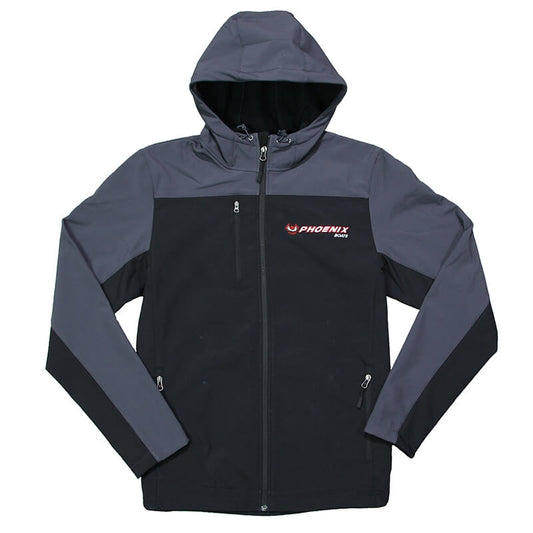 Core Hooded Jacket - Black | Grey
