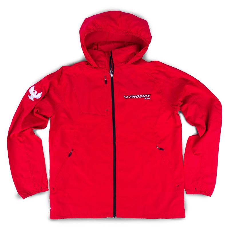 Flint Lightweight Hooded Jacket - Red