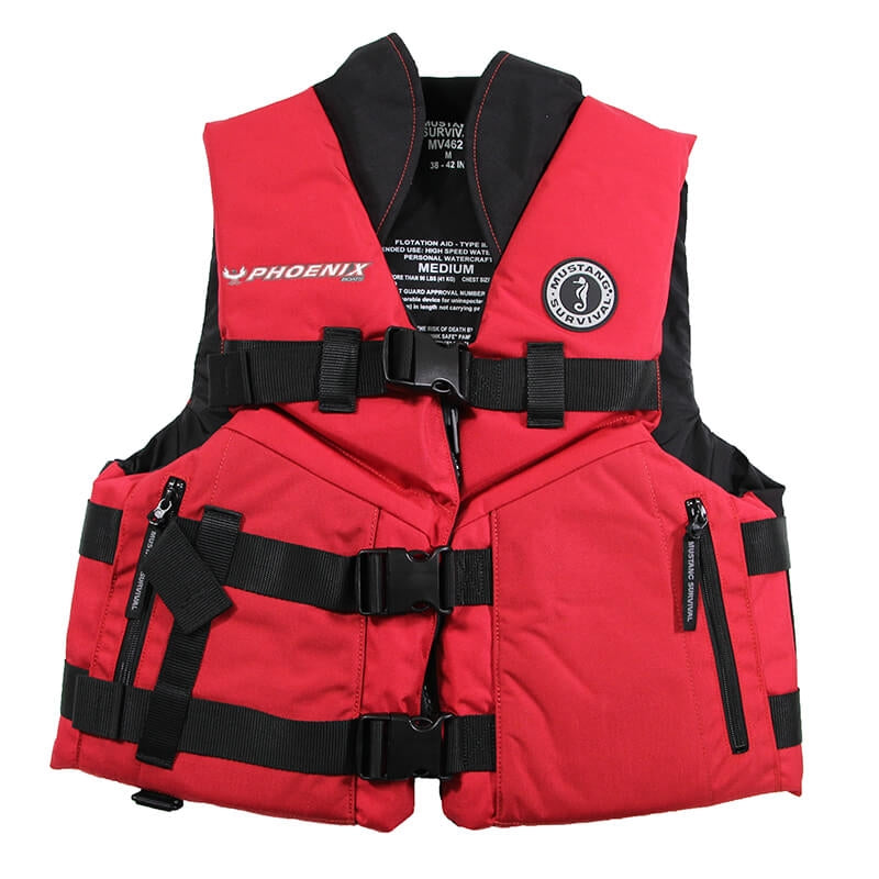 Mustang ACCEL100 Fishing Vest - Red