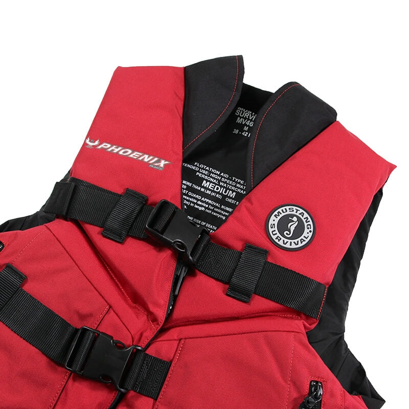Mustang ACCEL100 Fishing Vest - Red
