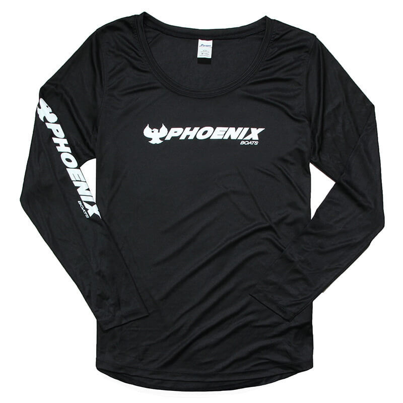 Women's LS Islander Performance Tee - Black