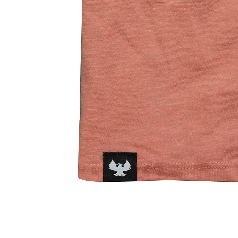 Women's Boat Life Tee - Heather Sunset Coral