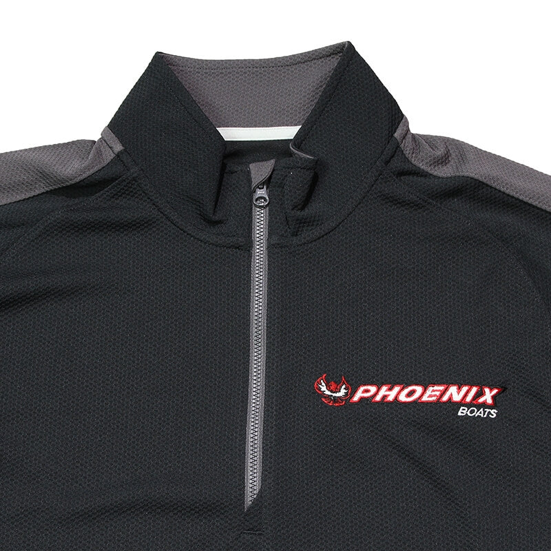 Sport Wick 1/4 Zip Pullover - Black | Iron Grey - CLEARANCE