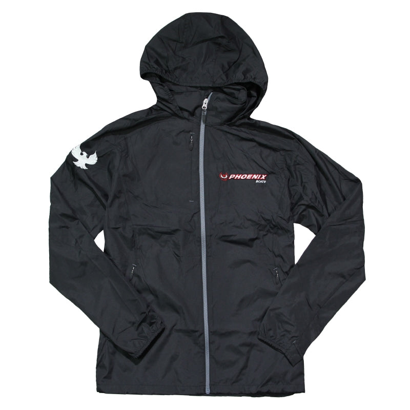 Flint Lightweight Hooded Jacket - Black