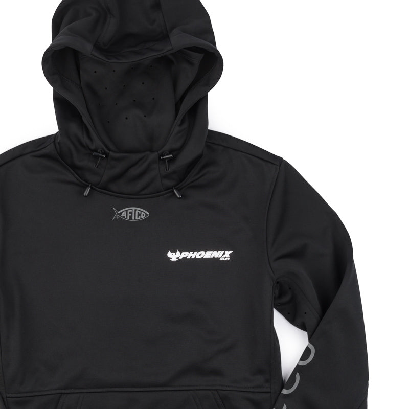 AFTCO Reaper Hooded Sweatshirt - Black