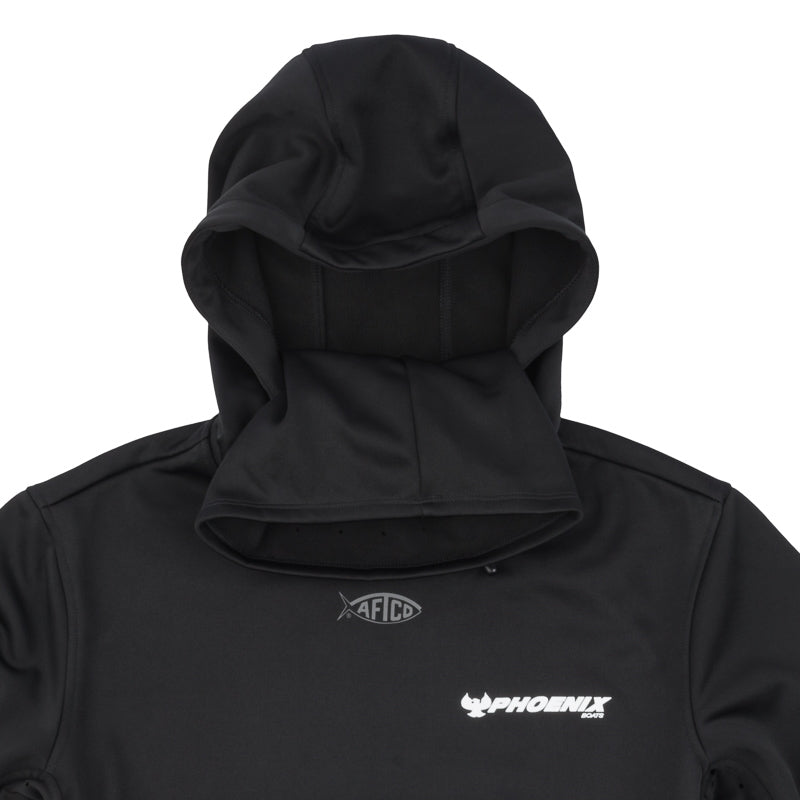 AFTCO Reaper Hooded Sweatshirt - Black
