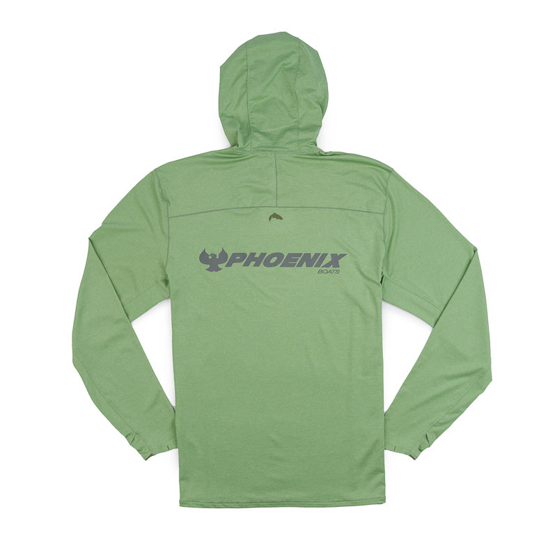 Phoenix Simms SolarFlex Hoody Tee - Field Heather