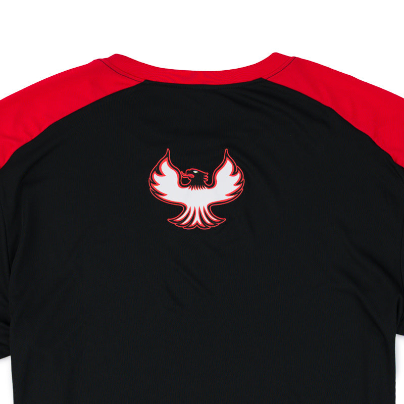 Competitor Blocked Tee - Black / Red