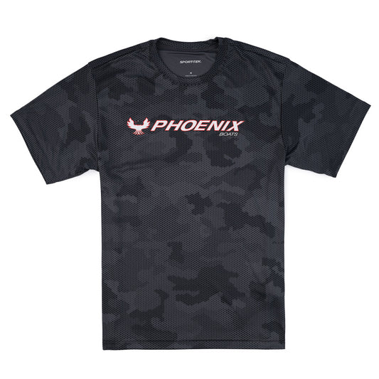 Camo Hex Tee - Iron Grey