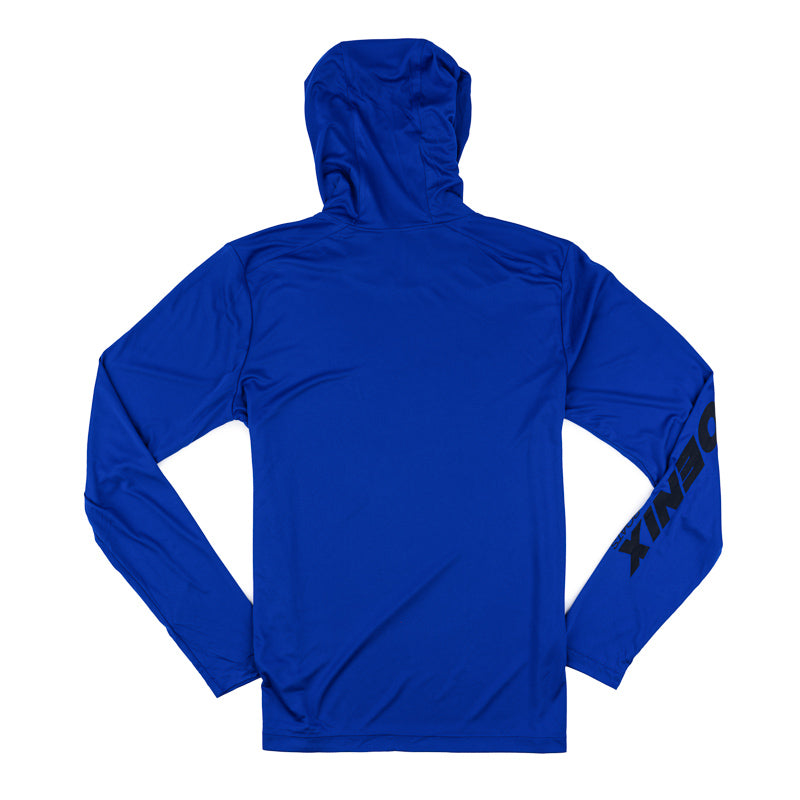 UV Pro LS Hoodie Tee - True Royal