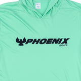 UV Pro LS Hoodie Tee - Bright Seafoam