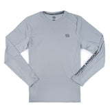 UA Shorebreak LS Crew Tee - Mod Grey - CLEARANCE