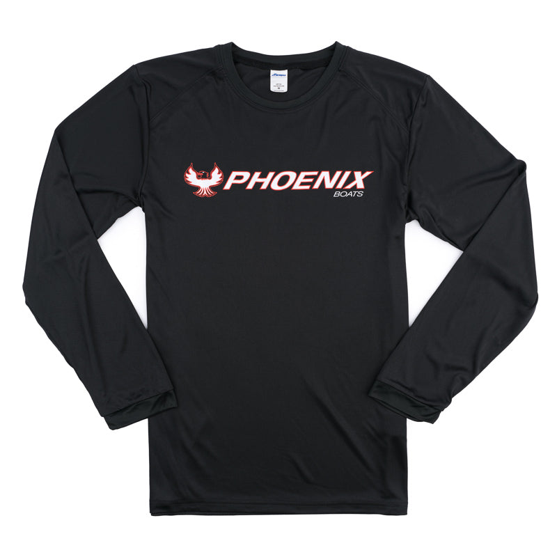 Jasper LS Performance Tee - Black