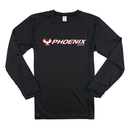 Jasper LS Performance Tee - Black