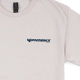 Hook Em SS Tee - Ice Grey