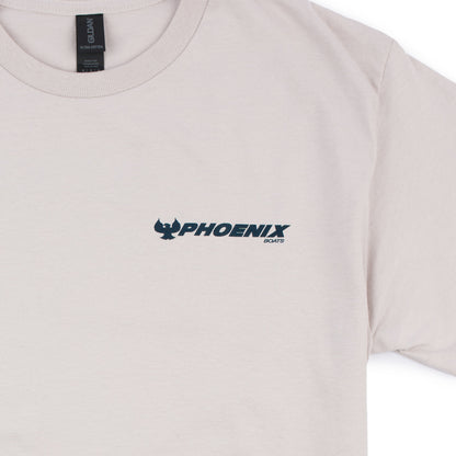 Hook Em SS Tee - Ice Grey