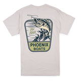 Hook Em SS Tee - Ice Grey
