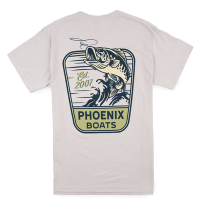 Hook Em SS Tee - Ice Grey