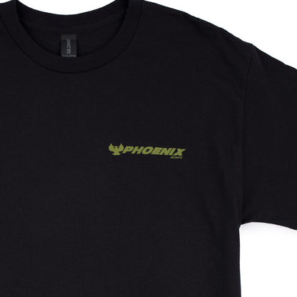 Hook Em SS Tee - Black