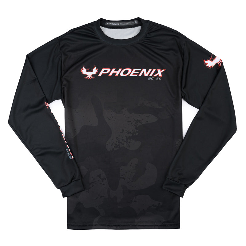 Turbulence LS Sublimated Tee - Black / Camo