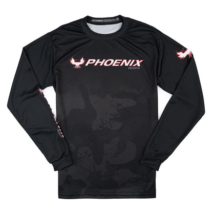 Turbulence LS Sublimated Tee - Black / Camo