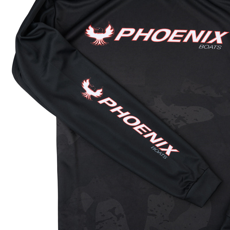 Turbulence LS Sublimated Tee - Black / Camo