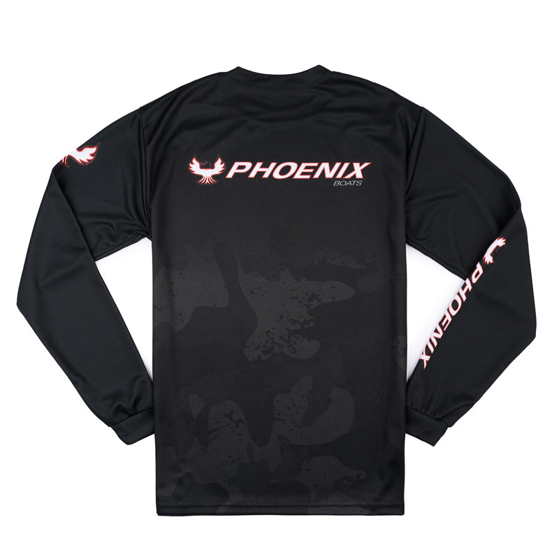 Turbulence LS Sublimated Tee - Black / Camo