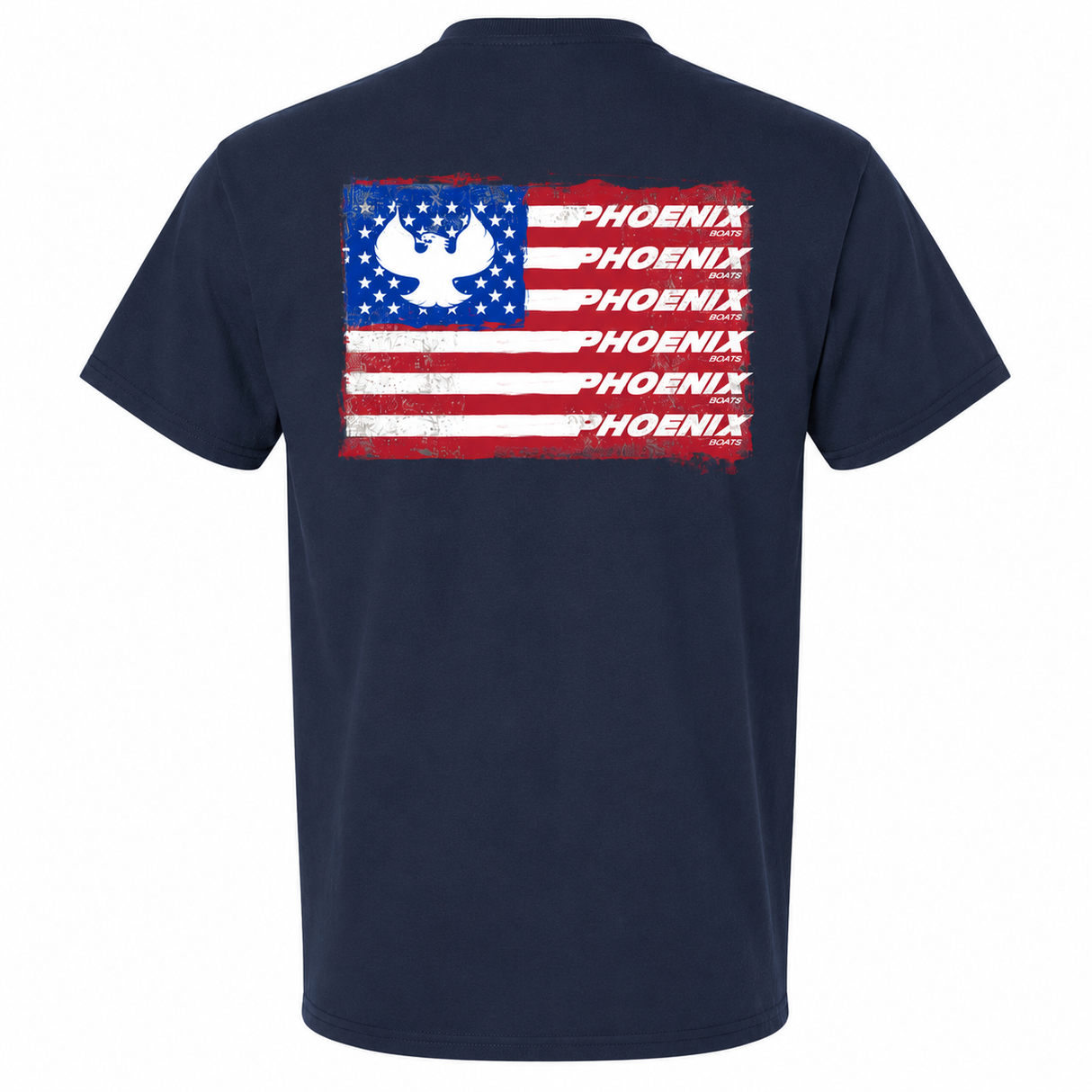 Flag SS Tee - Navy