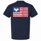 Flag SS Tee - Navy